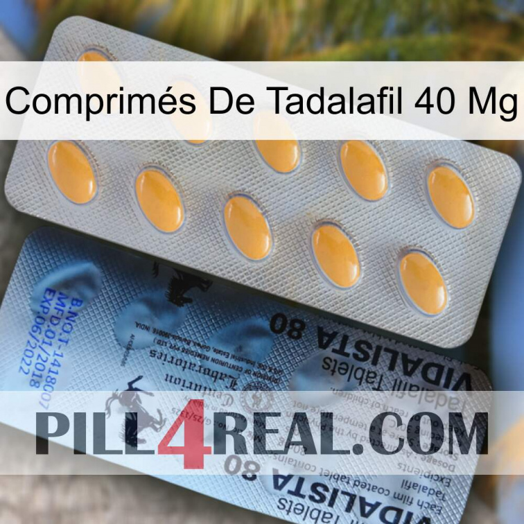 Comprimés De Tadalafil 40 Mg 44